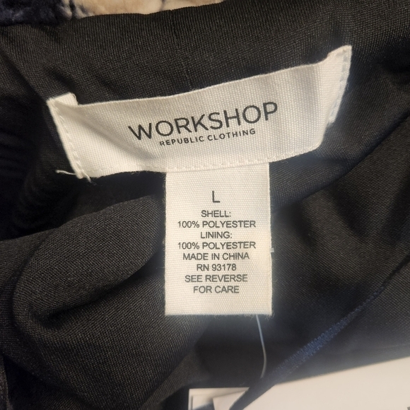 New Workshop Republic Teddy Bear Camo Jacket Size L - Picture 8 of 8